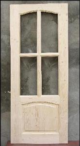 Дверь из массива Ремсервис Дверной Блок из массива ели (0-1 сорт), филенчетая, ДОФ, 80 см
