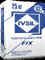 Клей плиточный для внутренних работ IVSIL FIX, 25 кг