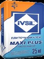 Клей плиточный IVSIL MAXI PLUS, 25 кг